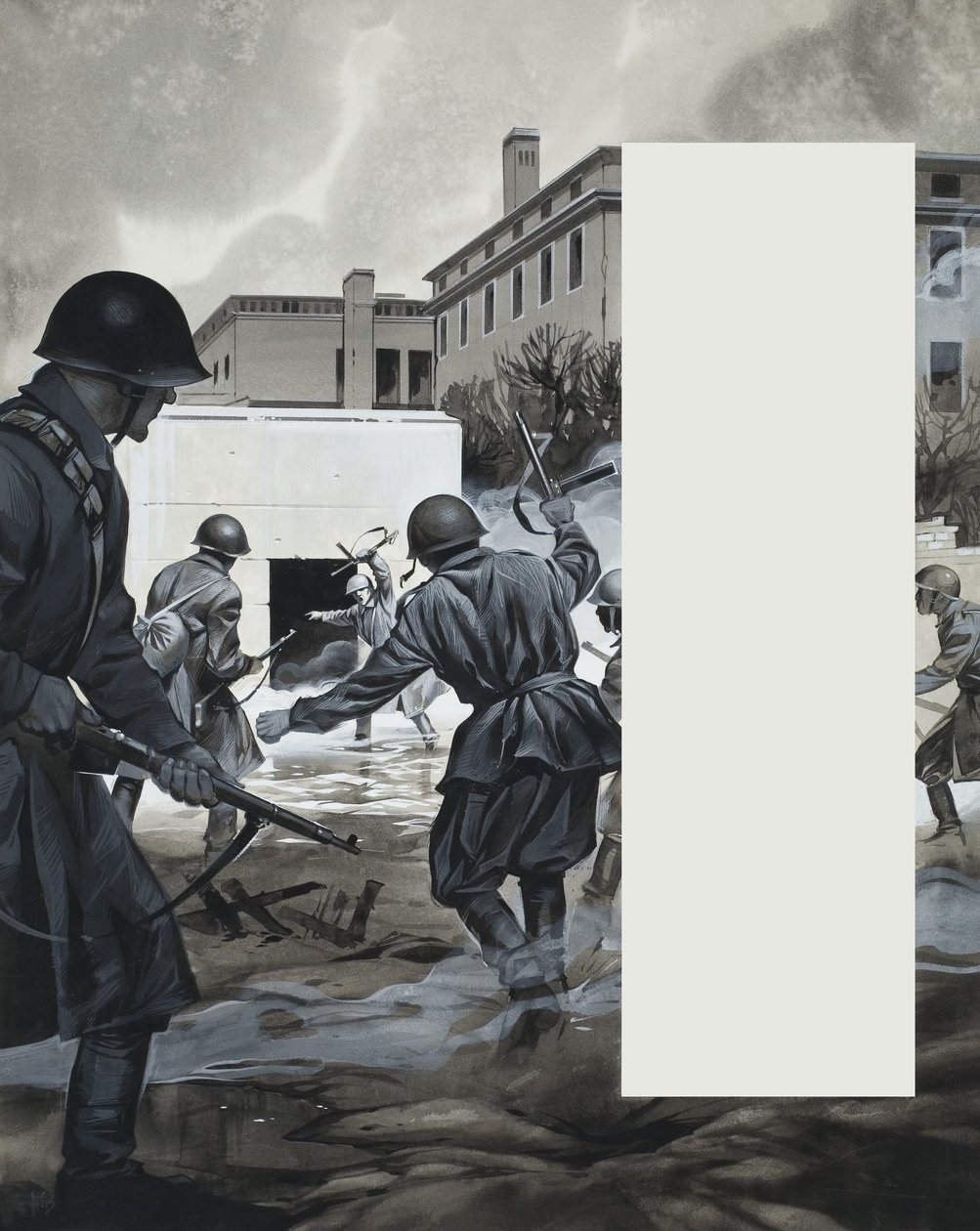 Escena de la Segunda Guerra Mundial de Angus McBride