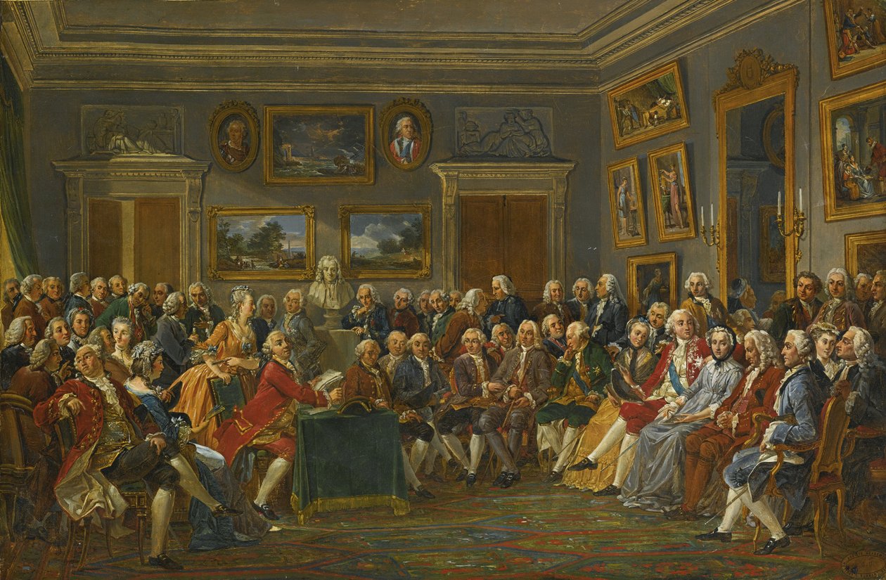 Lectura de la tragedia de Voltaire L