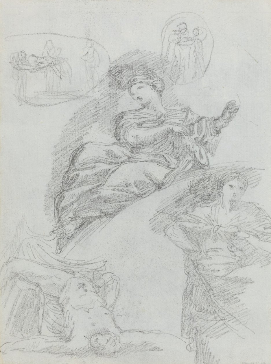 Estudios de Figuras de Anicet Charles Gabriel Lemonnier