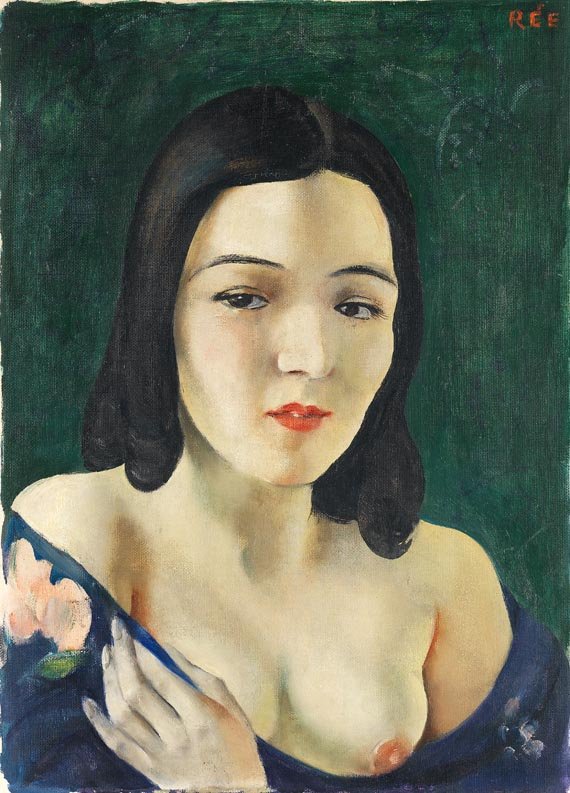 Retrato de una niña de Anita Ree