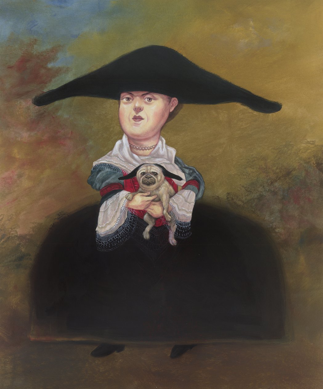 La Belle Bourgeoisie, 2019 (pintura acrílica sobre tabla ilustración) de Anita Kunz