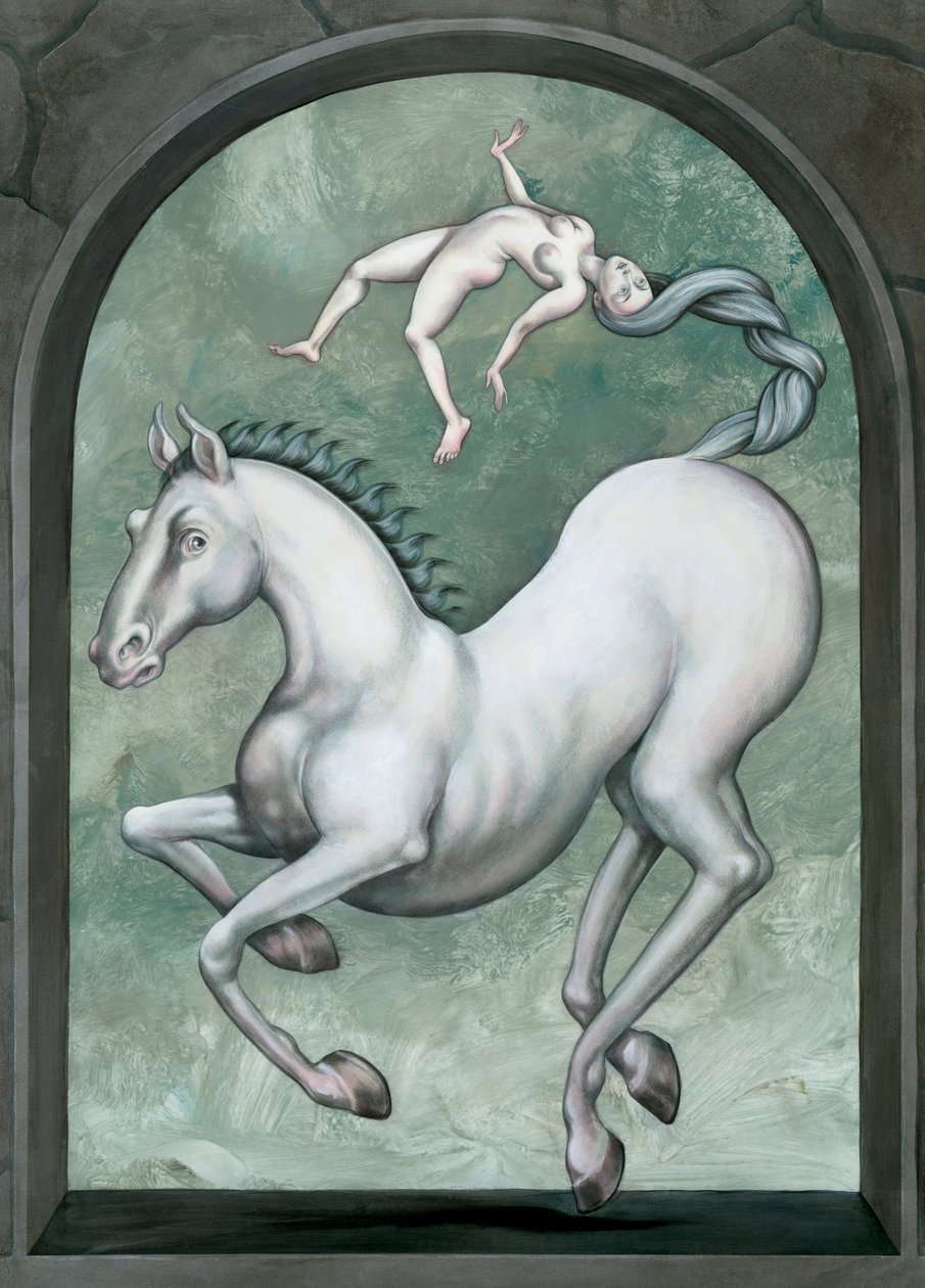 The Host, 2012 (pintura acrílica sobre cartón ilustración) de Anita Kunz