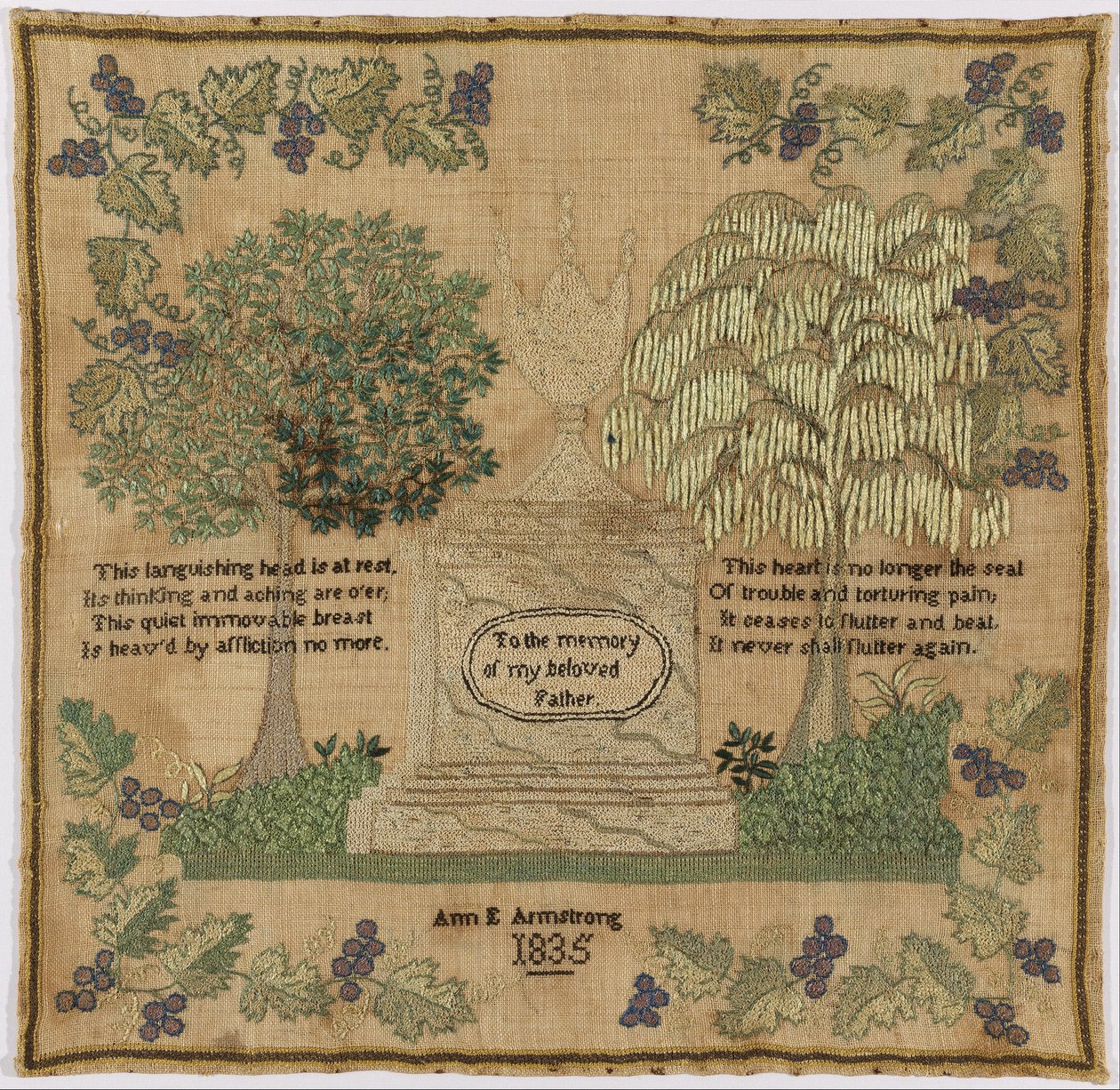 Muestrario de Ann E. Armstrong