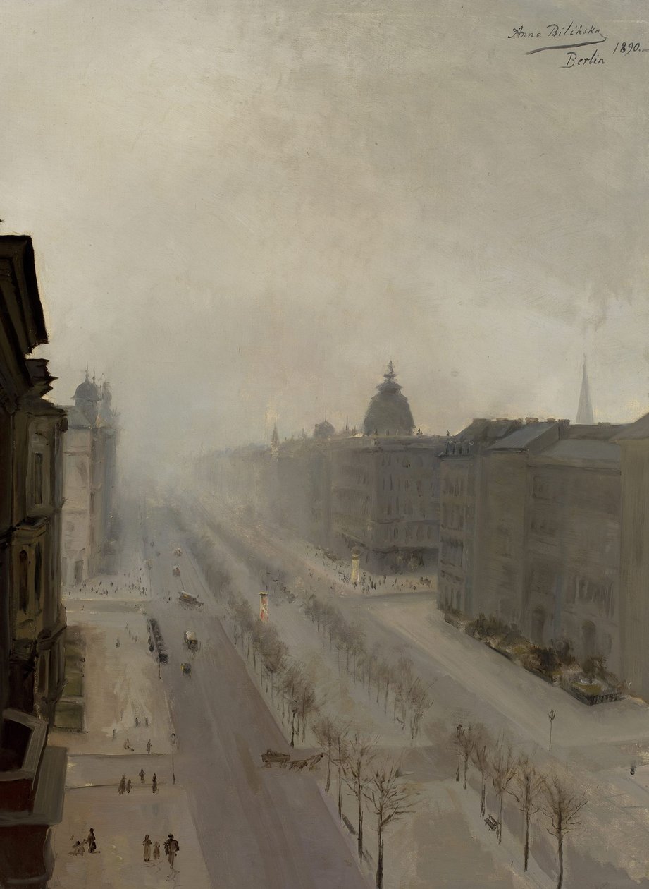 Calle Unter den Linden en Berlín de Anna Bilińska Bohdanowicz
