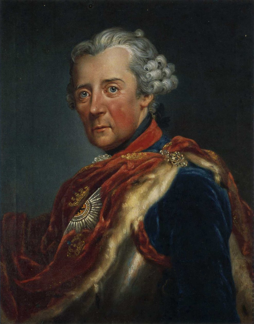 Francés: portrait de Frédéric II de Prusse de Anna Dorothea Therbusch