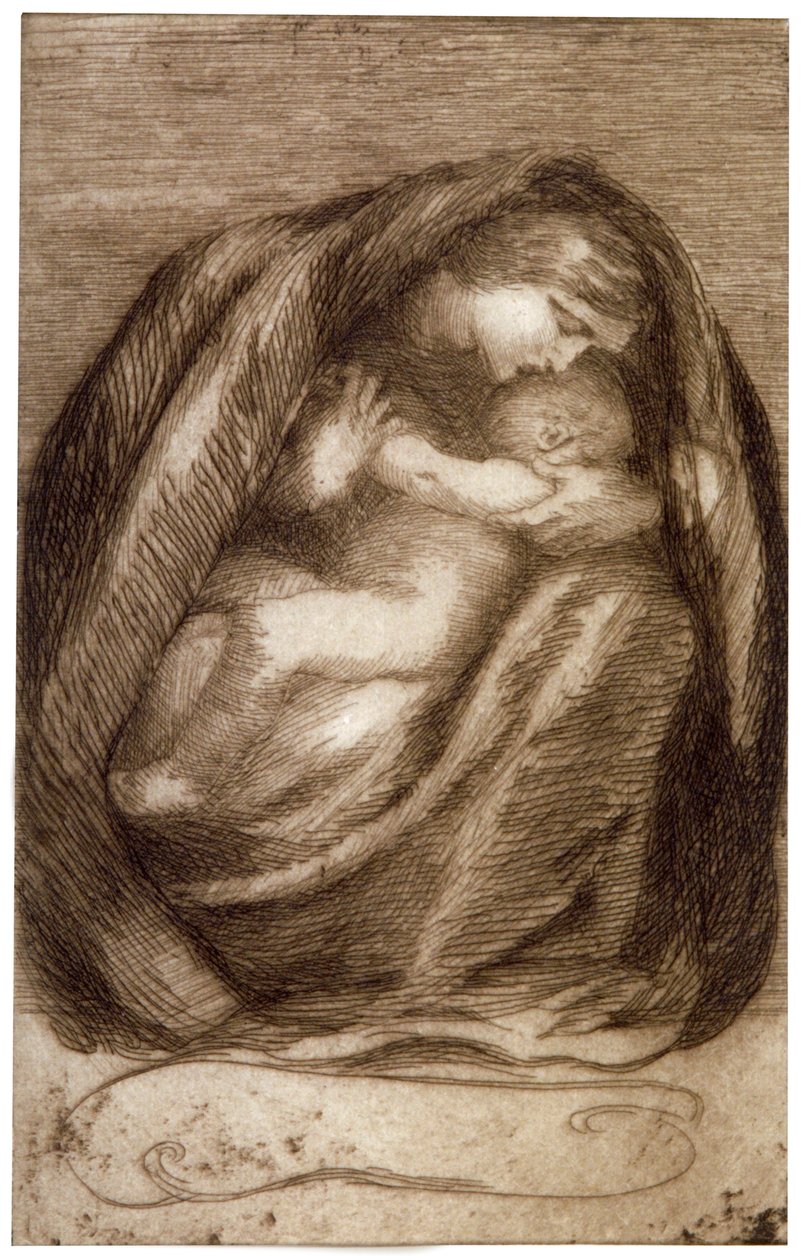 Madre e hijo, 1911 de Anna Lea Merritt