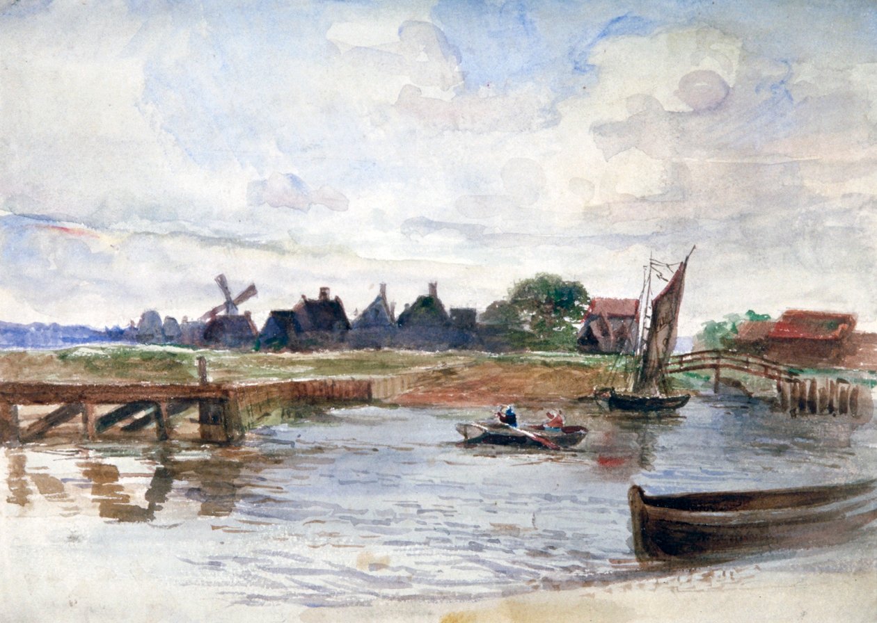 Escena del río de Anna Lea Merritt