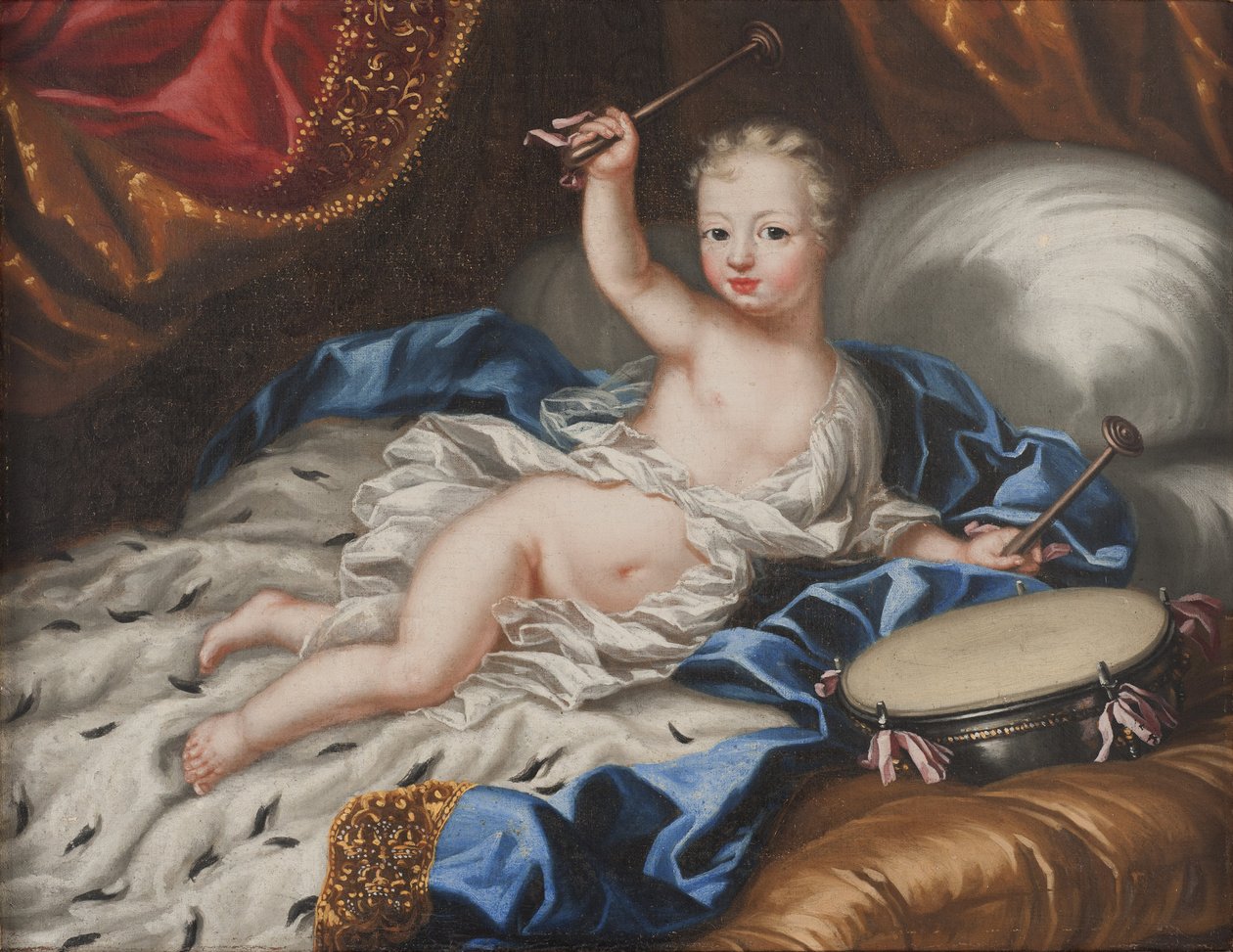 Le roi Charles XII (Carl de Suede), enfant - Retrato del rey Carlos XII de Suecia (1682-1718) de niño, por Ehrenstrahl, Anna Maria (1666-1729). Óleo sobre lienzo de Anna Maria Ehrenstrahl