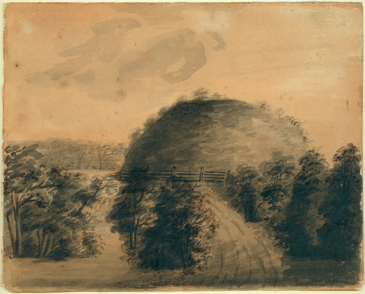 Dibujo de Big Mound de Anna Maria Von Phul de Anna Maria von Phul