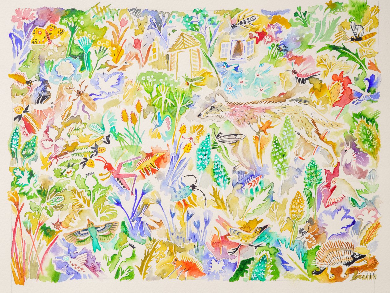 1 Swansong, 2023 (acuarela) de Anna Pugh