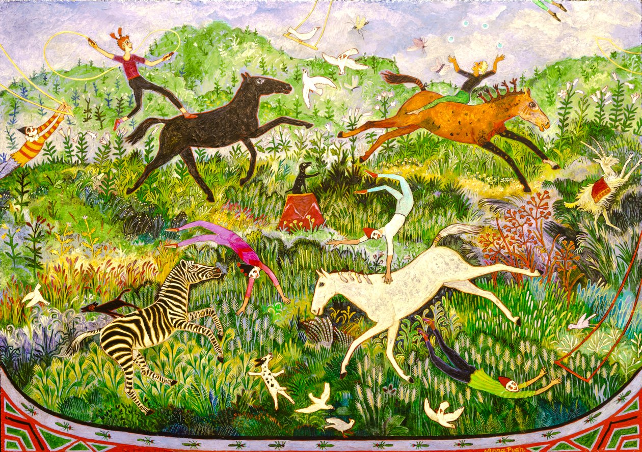 Y para mi próximo truco, 2017 (acrílico) de Anna Pugh