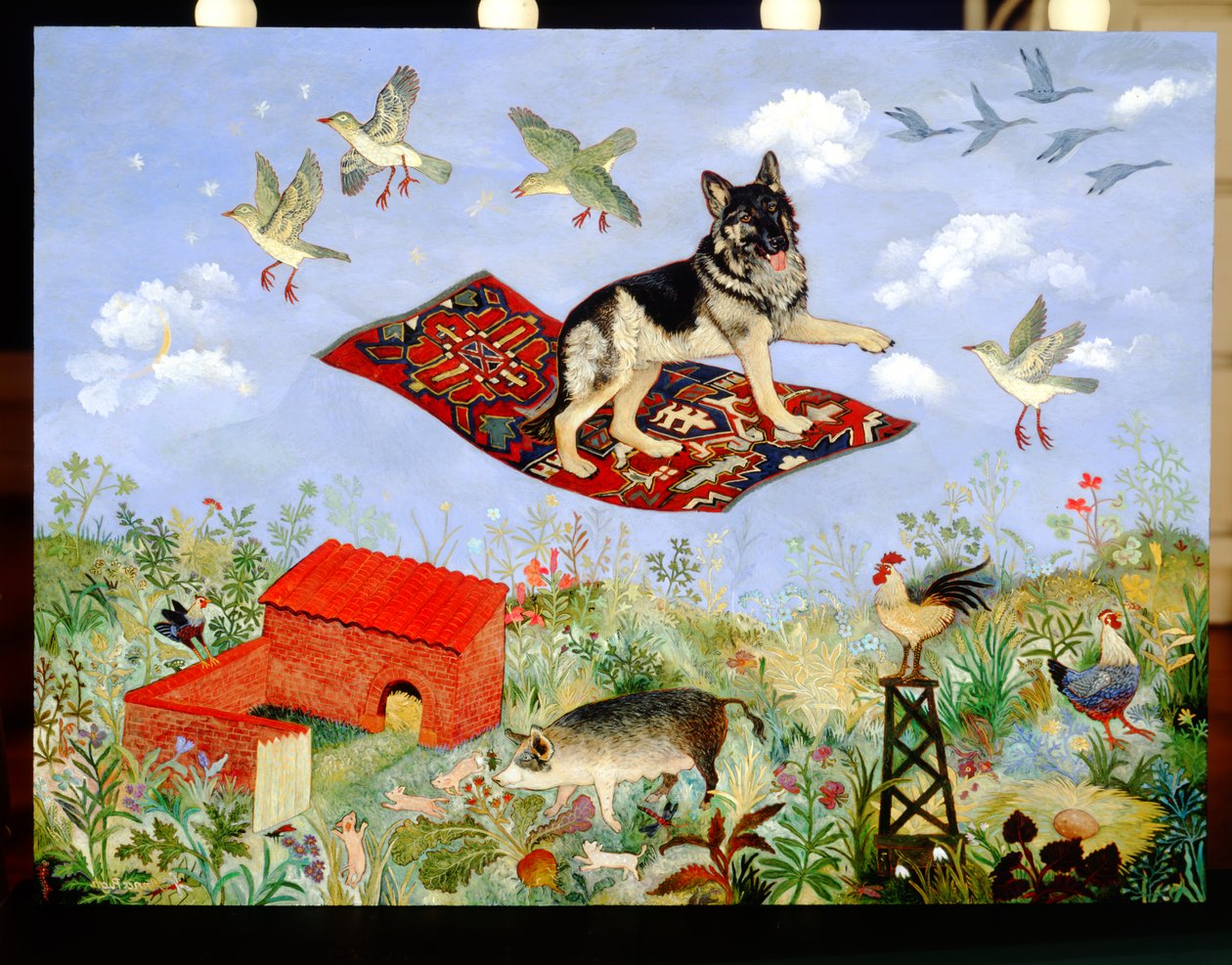 Persiguiendo nubes, 2010 (acrílico) de Anna Pugh