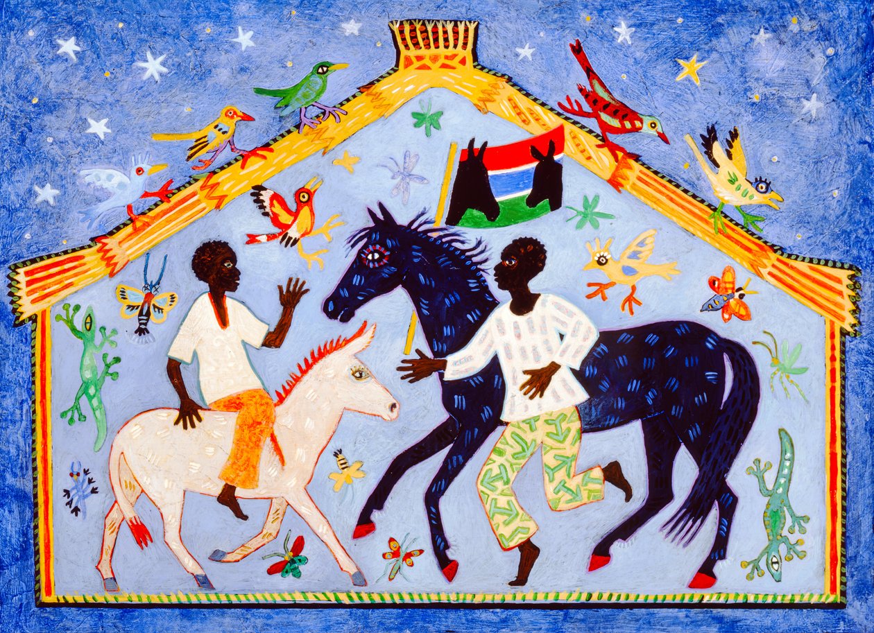 Gambia, 2004 (acrílico) de Anna Pugh