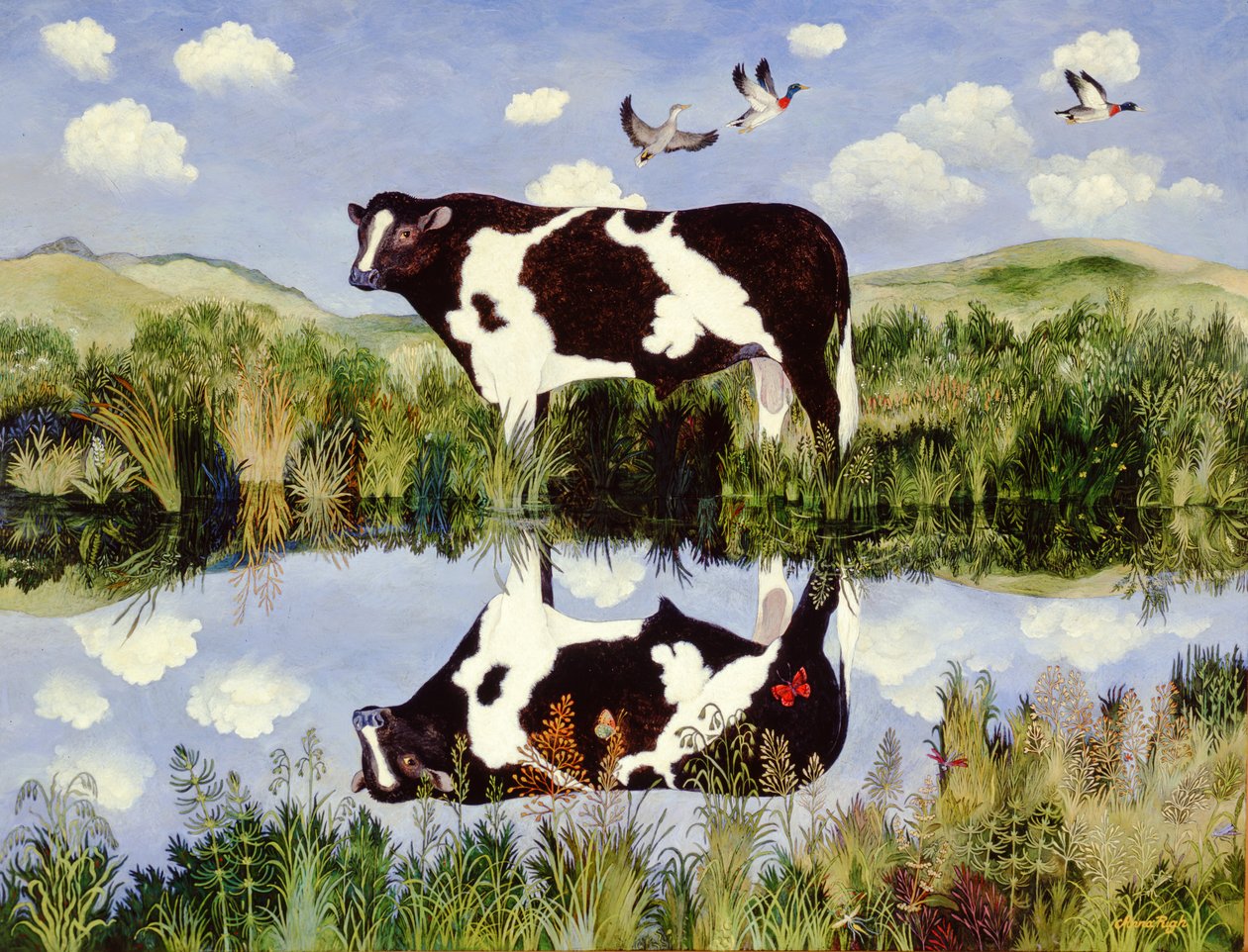 Al límite, 2002 (acrílico) de Anna Pugh