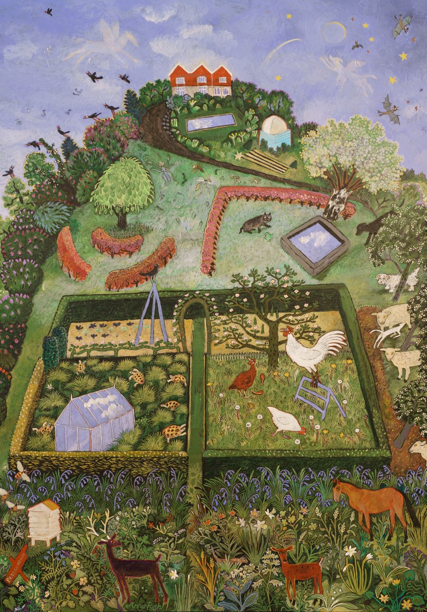 Exterior, 2019 (acrílico) de Anna Pugh