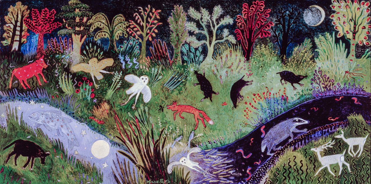 La hora de medianoche, 2002 (acrílico) de Anna Pugh