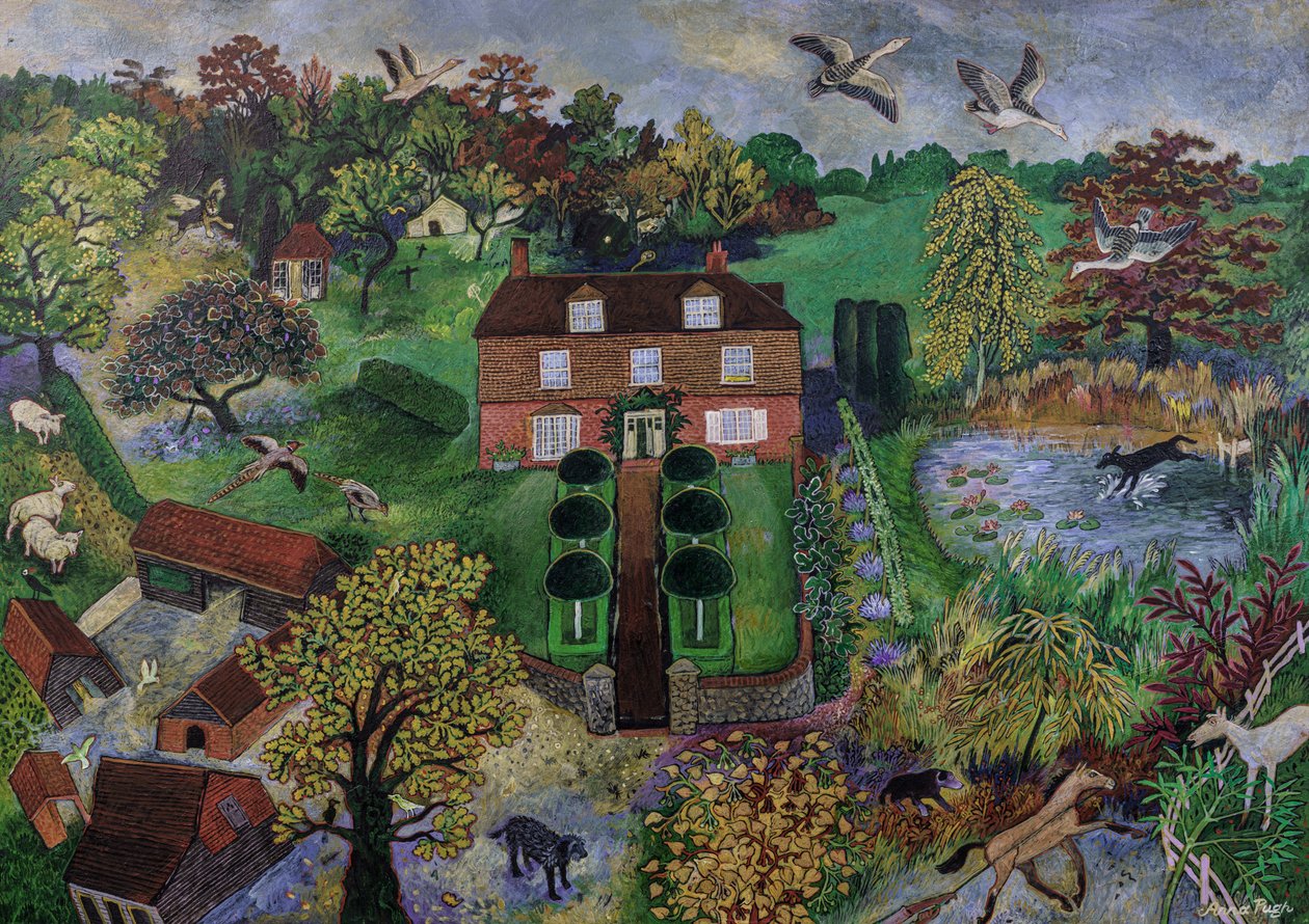 Los lazos que unen, 2021 (pintura) de Anna Pugh