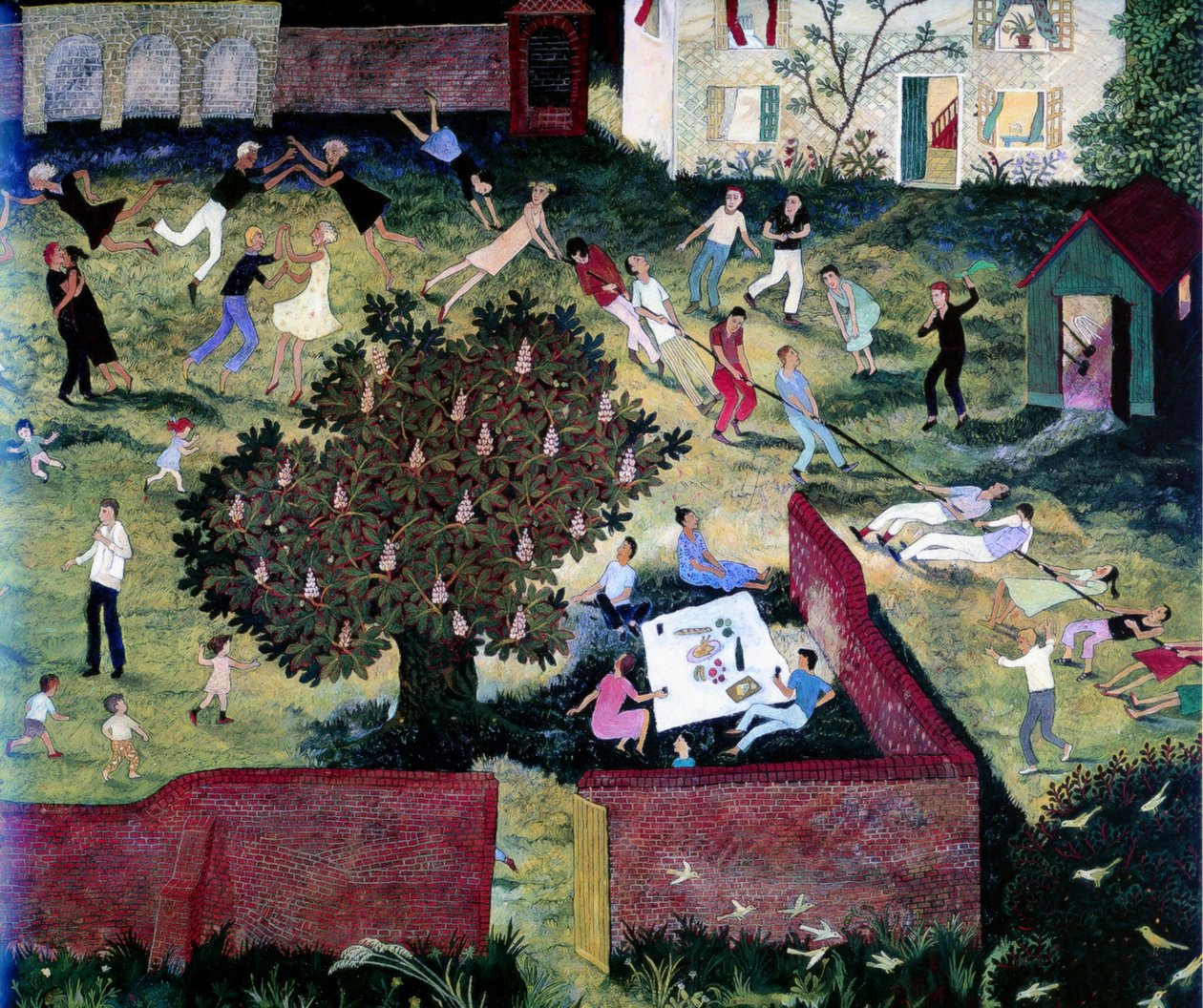Tug of War, 2000 (acrílico) de Anna Pugh