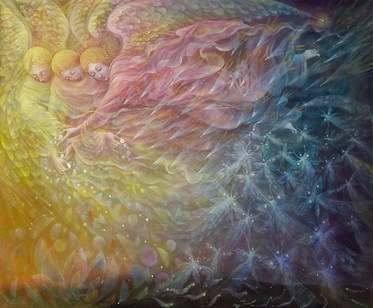 Despertar, 2018 (óleo sobre lino belga) de Annael Anelia Pavlova