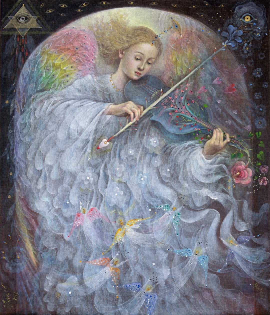 Ángel de la guarda, 2019 (óleo sobre lino belga) de Annael Anelia Pavlova