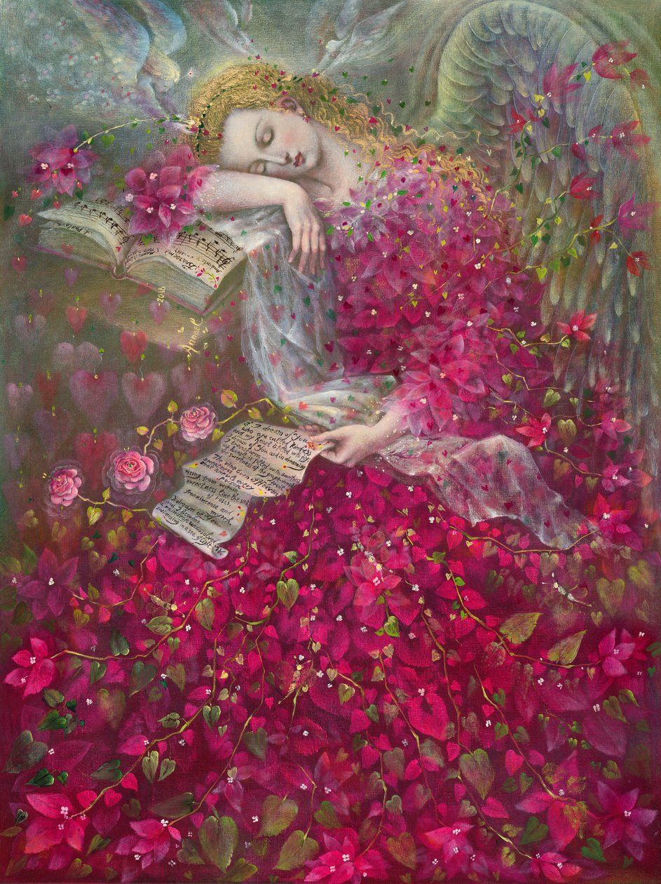 Sueño contigo, 2018 (óleo sobre lino belga) de Annael Anelia Pavlova