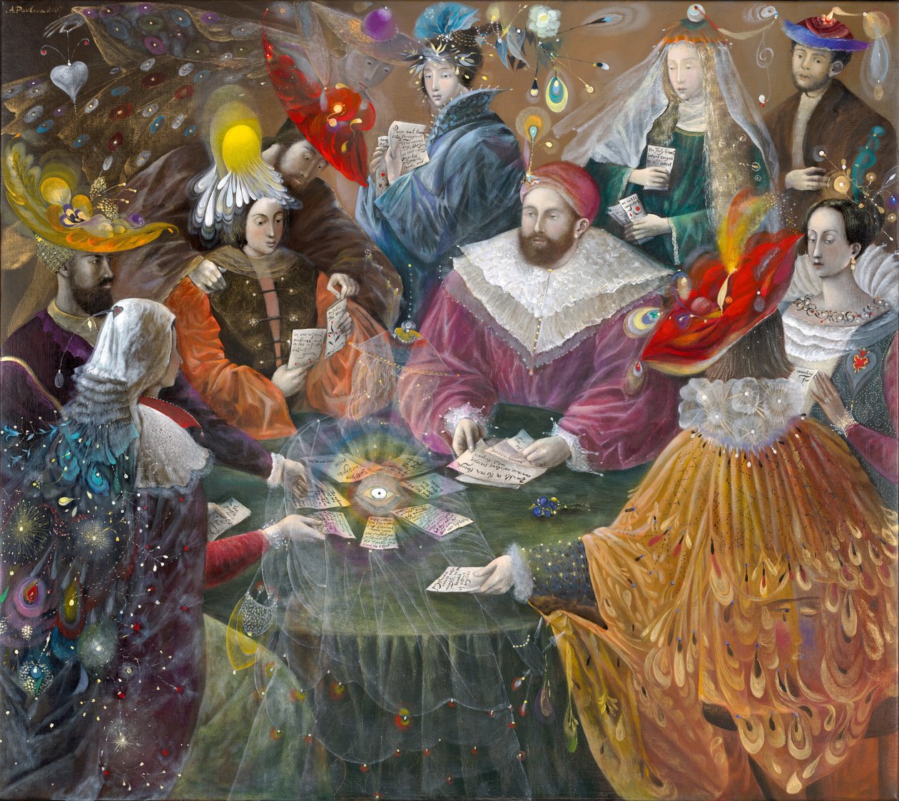 Madrigal, 2007 (óleo sobre lino belga) de Annael Anelia Pavlova