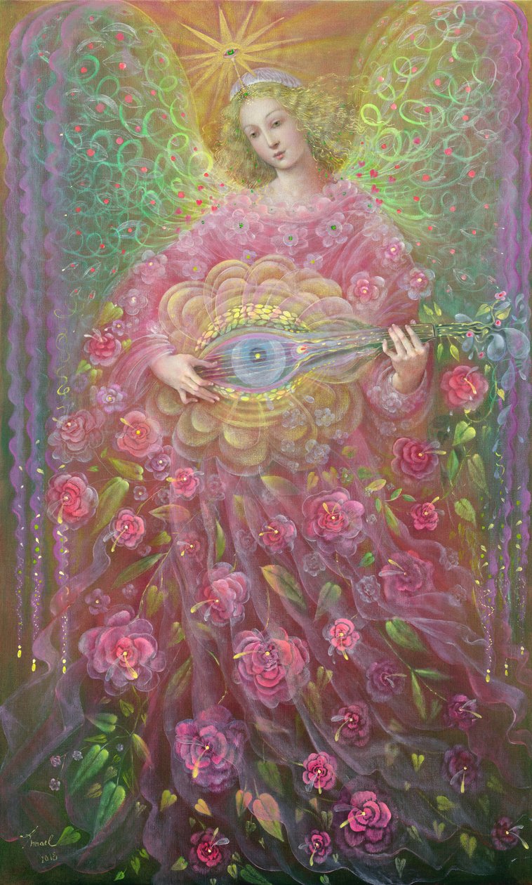 Razón y piedad (díptico), panel derecho, 2018 (óleo sobre lino belga) de Annael Anelia Pavlova