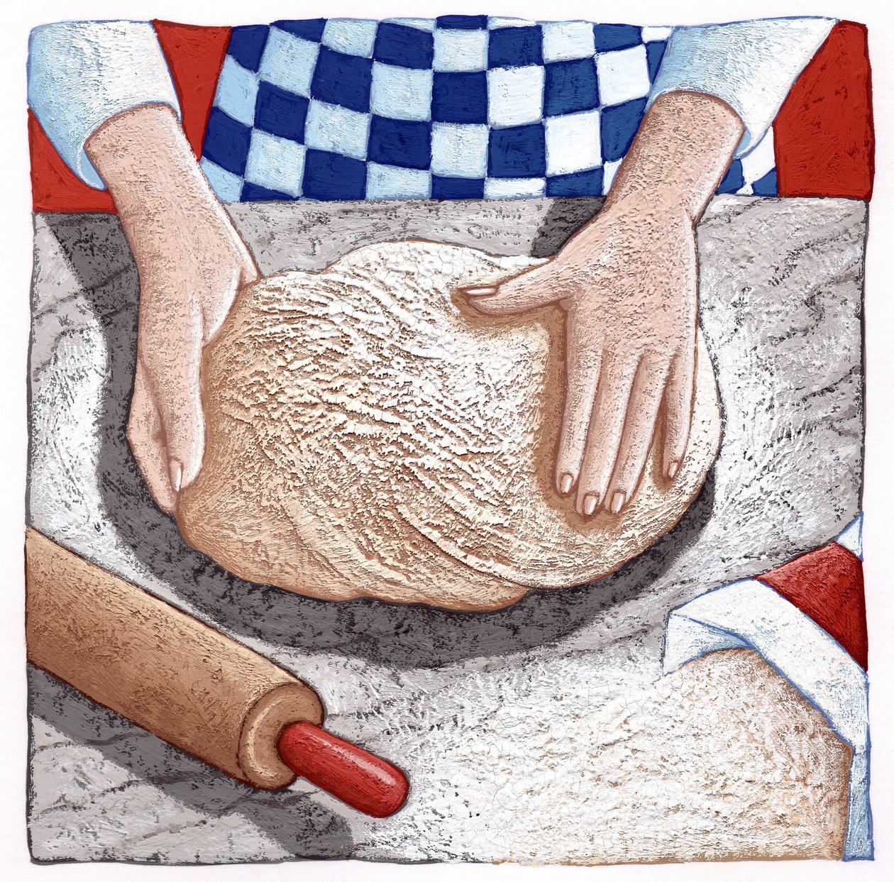 Preparación de la masa de Annalisa Morrocco