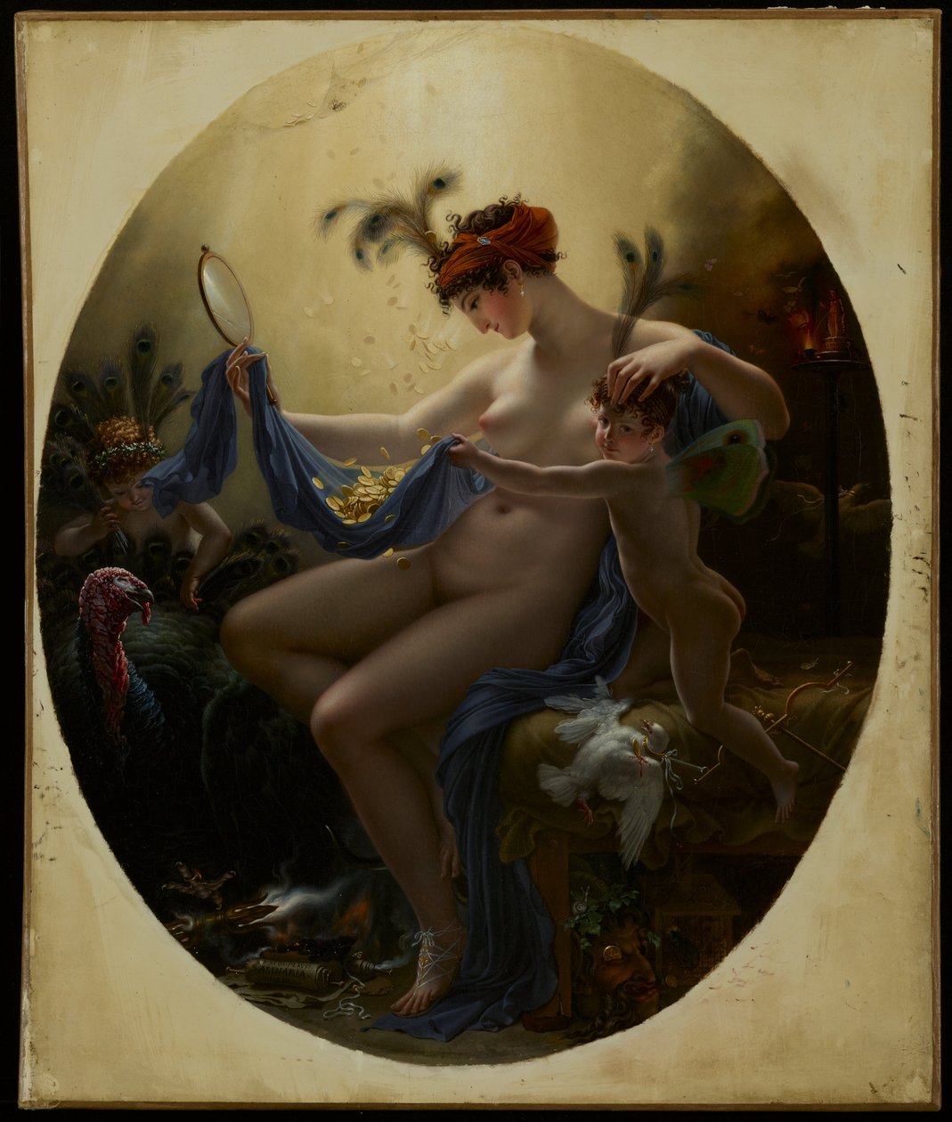 Anne-Louis Girodet de Roussy-Trioson - Retrato de Mlle de Anne Louis Girodet de Roussy Trioson