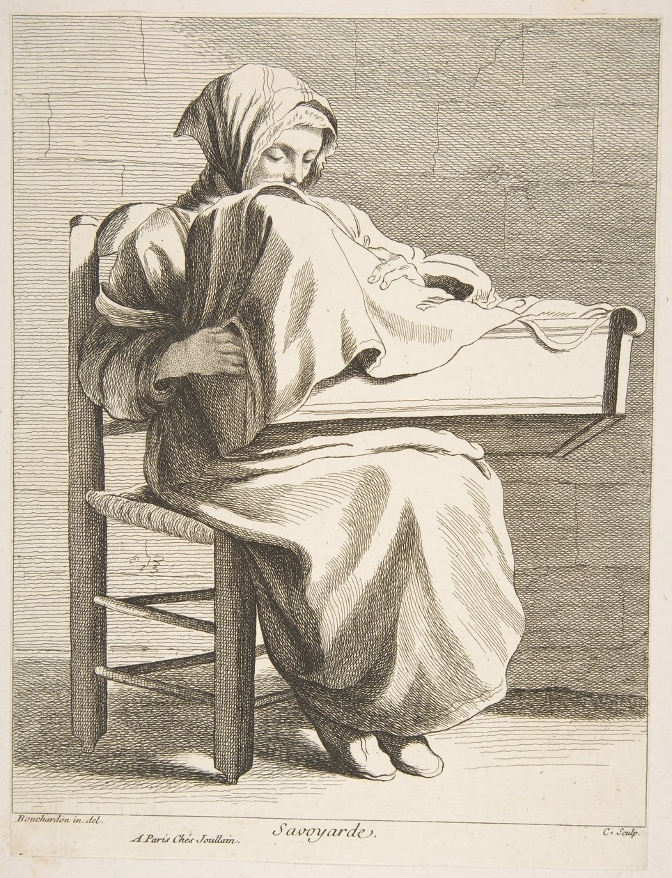 Una mujer de Saboya, 1737 de Anne Claude Philippe de Caylus