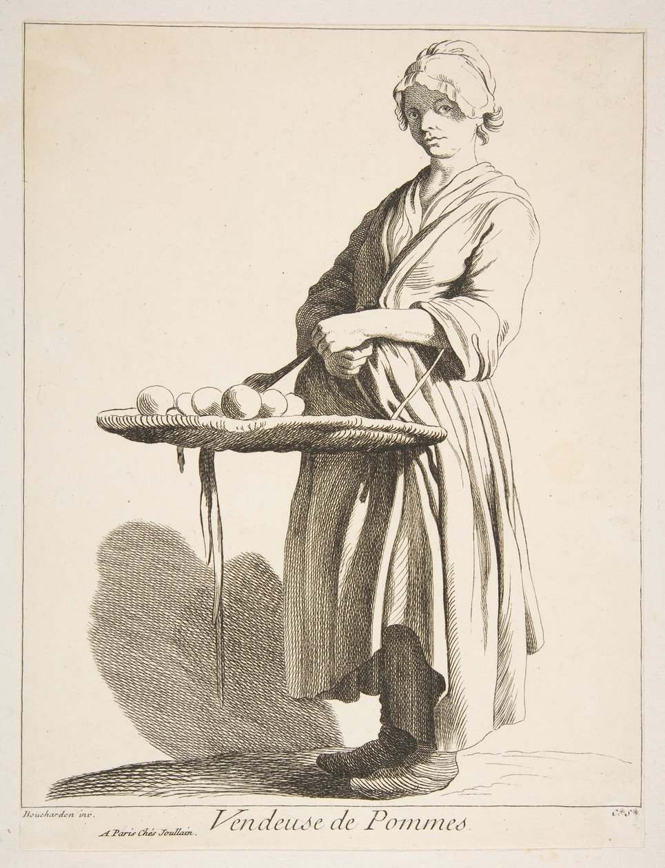 Vendedor de manzanas, 1746 de Anne Claude Philippe de Caylus