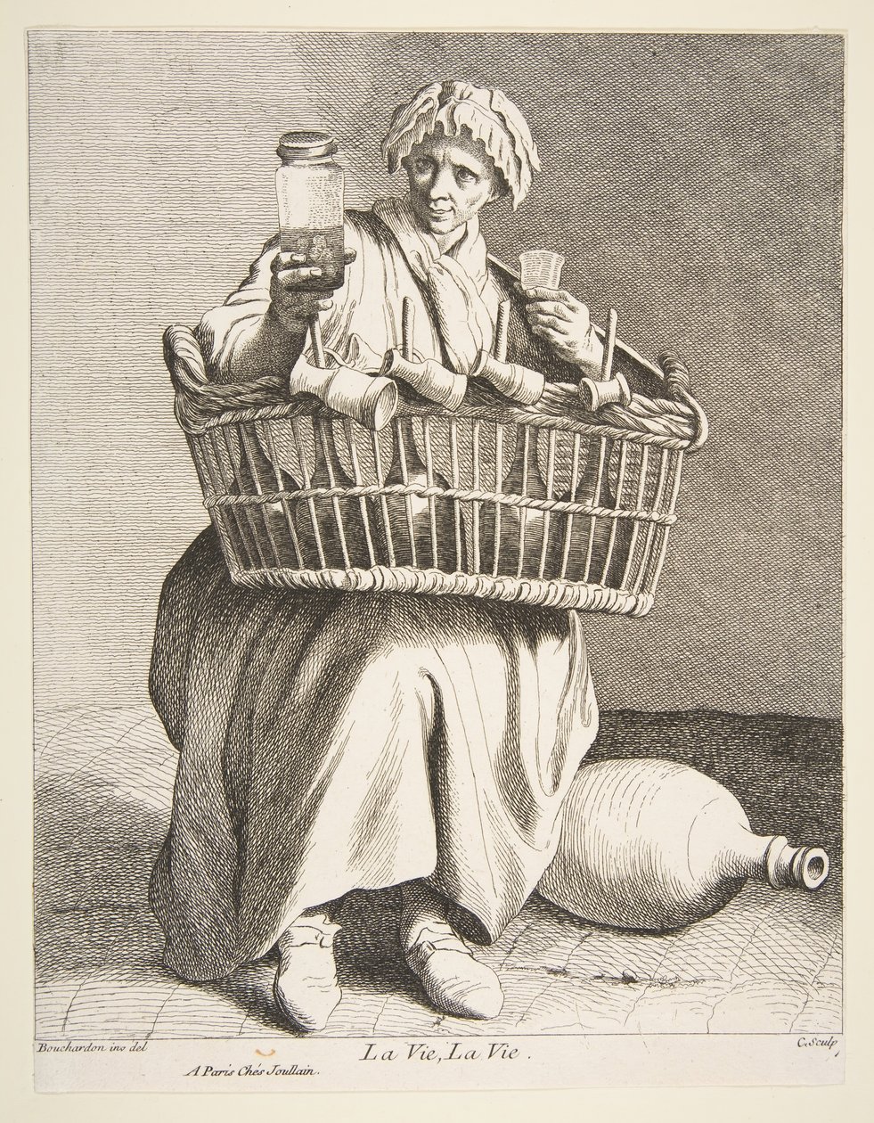 Vendedor de Brandy, 1737 de Anne Claude Philippe de Caylus