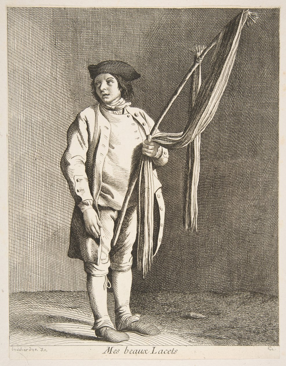 Vendedor de Encajes, 1738 de Anne Claude Philippe de Caylus