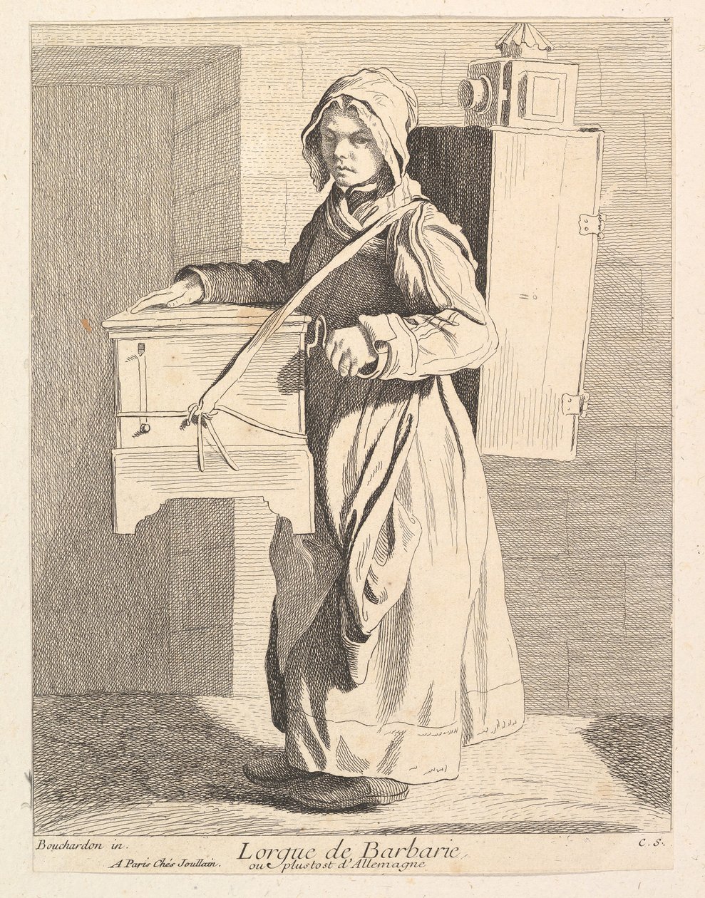 Organillero, 1737 de Anne Claude Philippe de Caylus