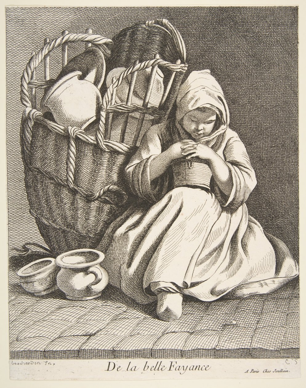 Vendedor de cerámica, 1738 de Anne Claude Philippe de Caylus