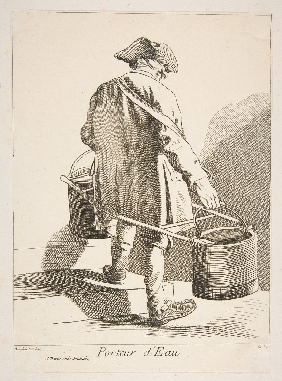 Portador de agua de Anne Claude Philippe de Caylus