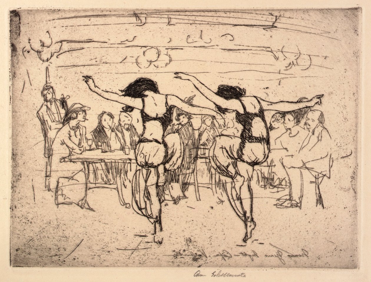 Noche de Año Nuevo--Cafe Versaille de Anne Goldthwaite