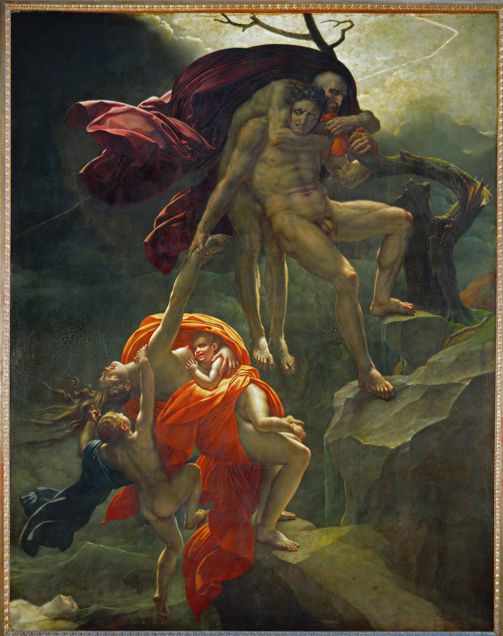 Le Deluge - El diluvio ... de Anne Louis Girodet de Roucy-Trioson
