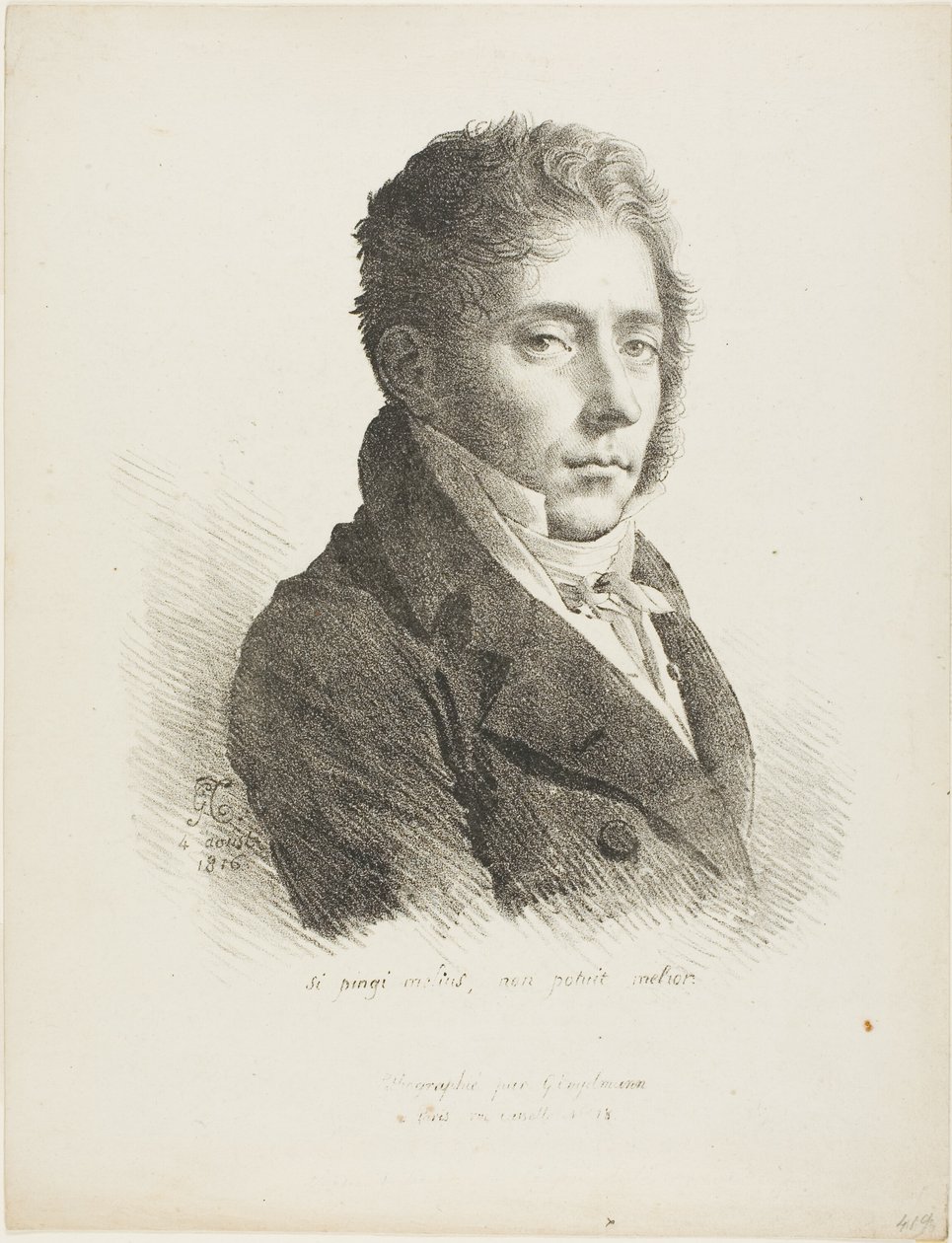 Retrato de Coupin de la Couperie de Anne Louis Girodet de Roussy Trioson