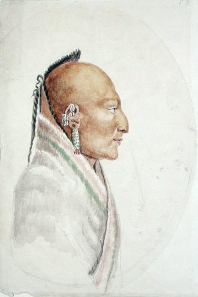 Cachasunghia, jefe de los Pequeños Osage de Anne Marguerite Hyde de Neuville
