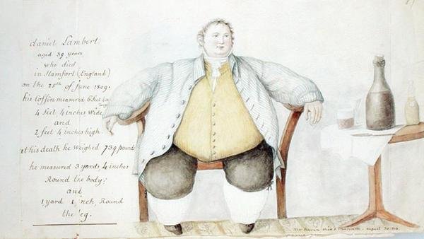 Daniel Lambert (1770-1809) 1813 de Anne Marguerite Hyde de Neuville
