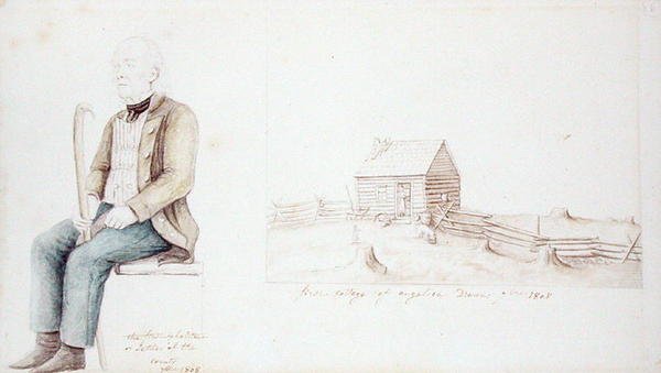Primera Cabaña de Angélica y El Primer Colono del Condado de Allegany, Nueva York de Anne Marguerite Hyde de Neuville