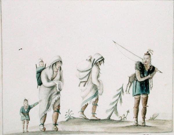 Familia India, c.1807 de Anne Marguerite Hyde de Neuville