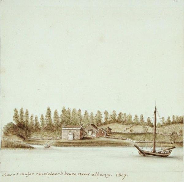 Casa del Mayor van Rensselaer cerca de Albany, Nueva York de Anne Marguerite Hyde de Neuville