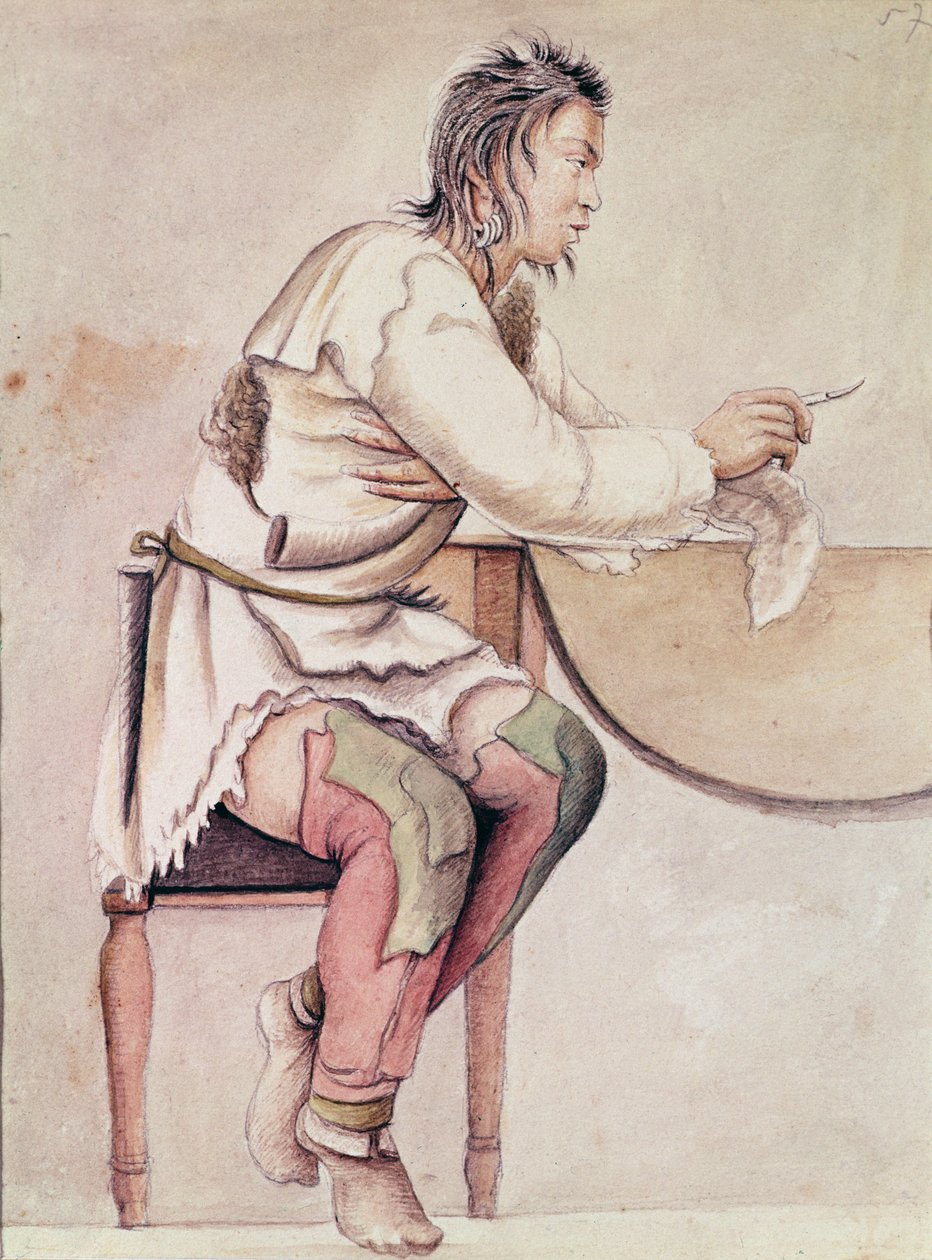 Retrato de un indio (Red Jacket) de Anne Marguerite Hyde de Neuville