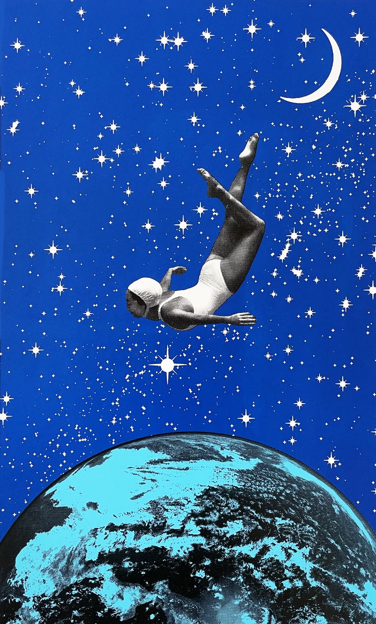 Weightless, 2022 (serigrafía) de Anne Storno