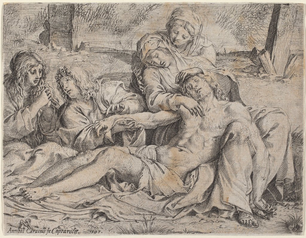La lamentación de Caprarola de Annibale Carracci