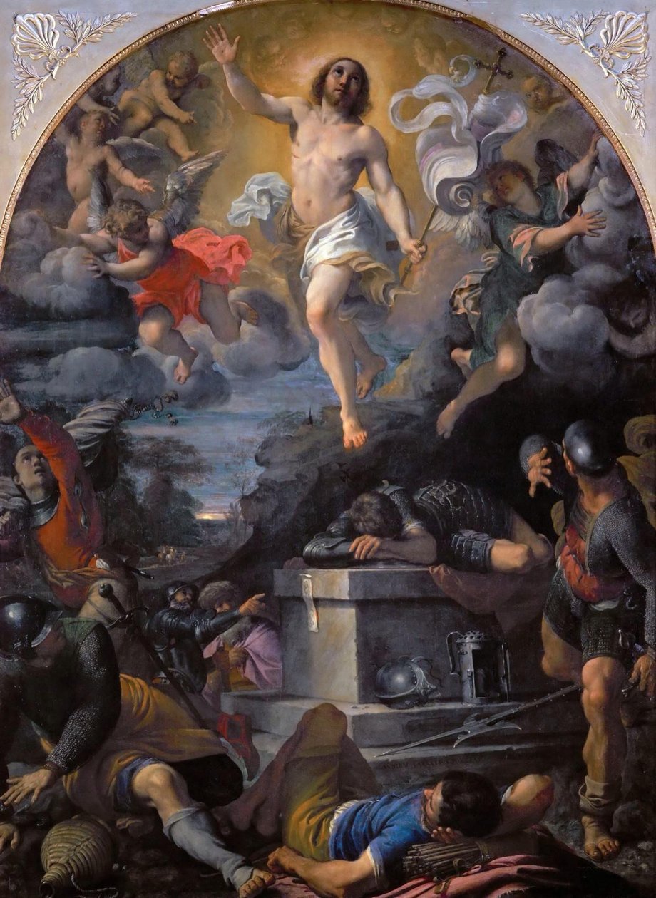 La resurrección de Cristo de Annibale Carracci