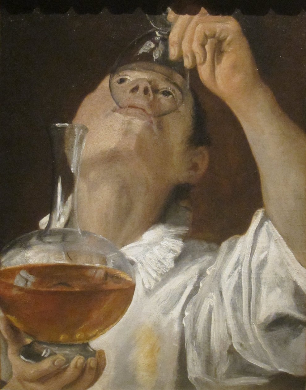 Niño bebedor de Annibale Carracci