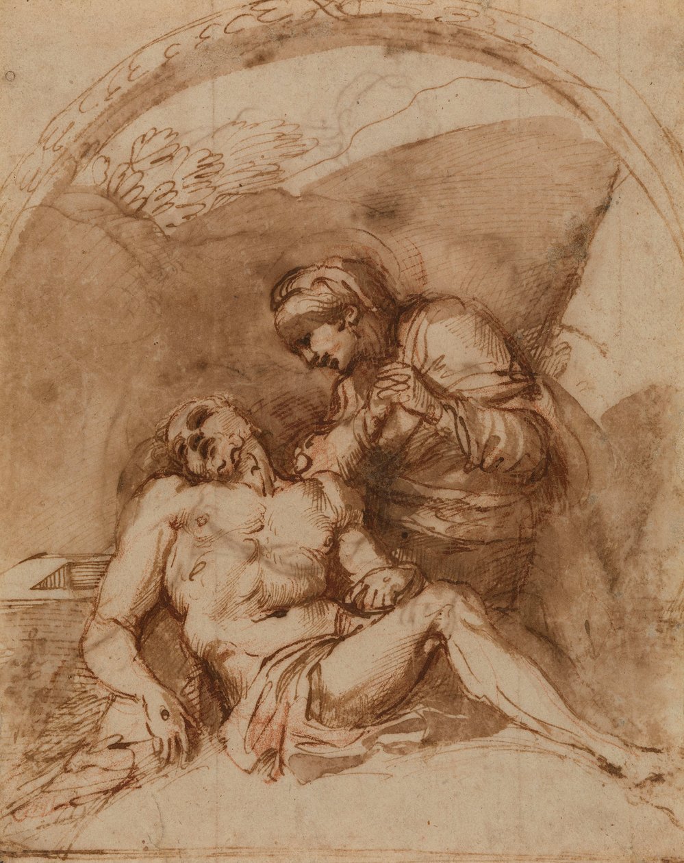 Carracci - r Piedad, RCIN 902169 de Annibale Carracci